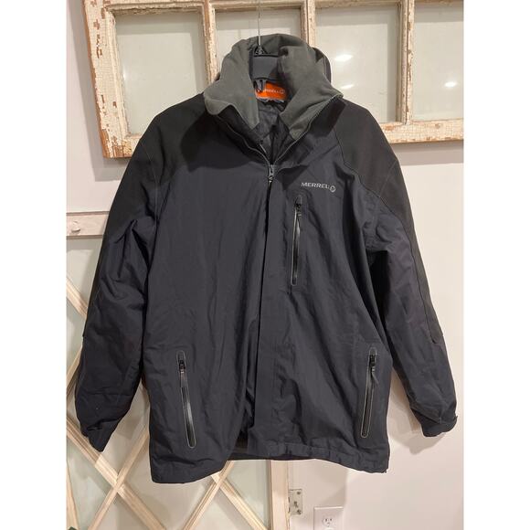 Merrell size XL men’s black 3 in 1 jacket coat - Picture 1 of 6